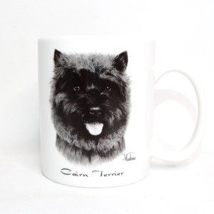 Porcelain by Rosalinde Cairn Terrier Dog Mug